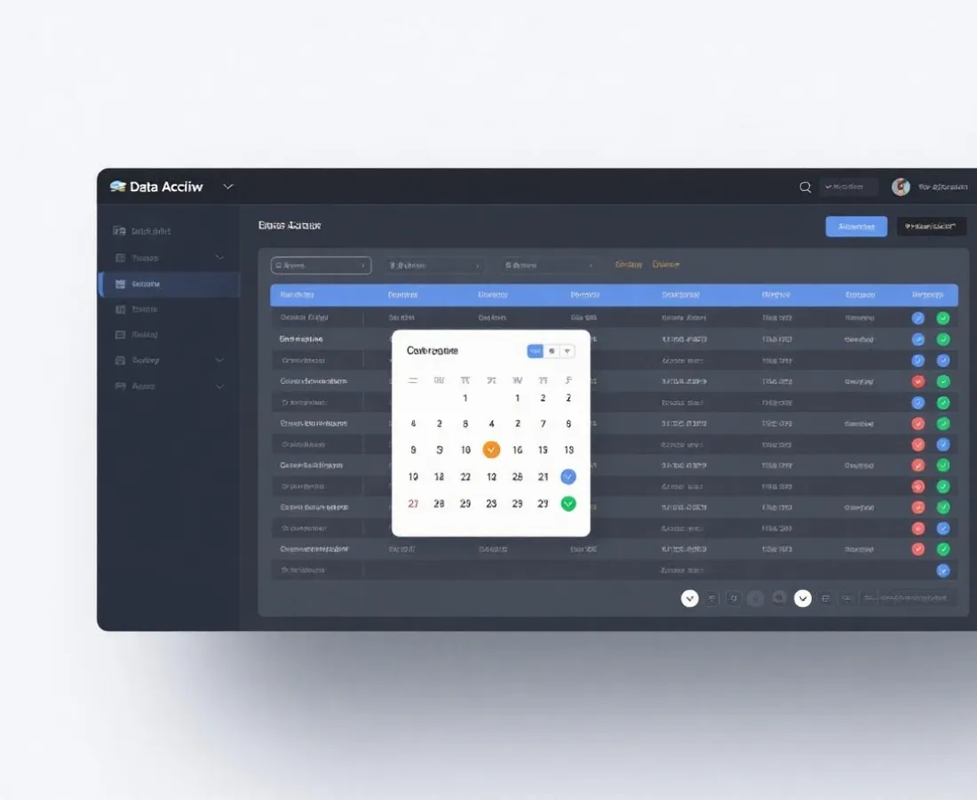 历史数据归档与查询表格示意图